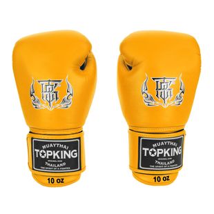 Bokso pirštinės Top King Muay Thai Ultimate yellow