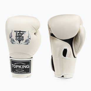 Top King Muay Thai bokso pirštinės Super Air white