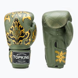 Bokso pirštinės Top King Boxing Kanok khaki