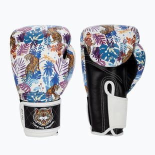 Bokso pirštinės Top King Boxing Wild Tiger black/white