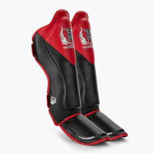 Blauzdų ir pėdų apsaugos Top King Shin Guards Blend black/red