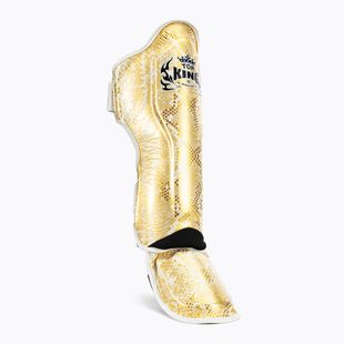 Top King Super Star blauzdikaulio protektoriai balti TKSGSS