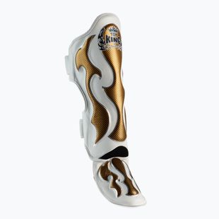 Top King Empower blauzdikaulio ir pėdos apsaugos baltos spalvos TKSGEM-01-WH-GD-L