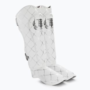 Blauzdų ir pėdų apsaugos Top King Chain Semi Leather white/silver