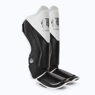 Blauzdų ir pėdų apsaugos Top King Shin Guards Blend black/white