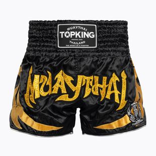 Žygio šortai Top King Kickboxing black/gold