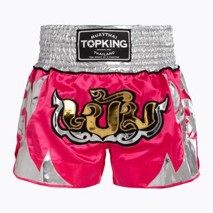 Treniruočių šortai Top King Thai Boxing pink/white