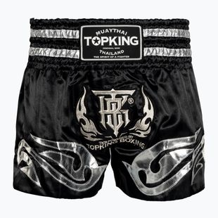 Žygio šortai Top King Kickboxing black/silver