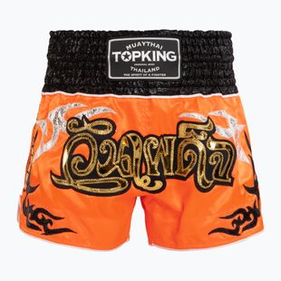 Treniruočių šortai Top King Thai Boxing orange/black