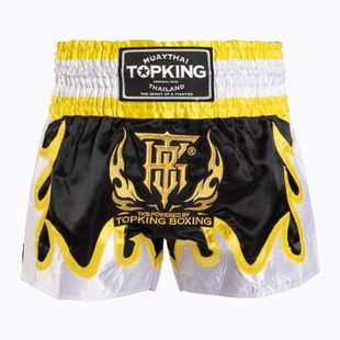 Treniruočių šortai Top King Thai Boxing black/gold/white