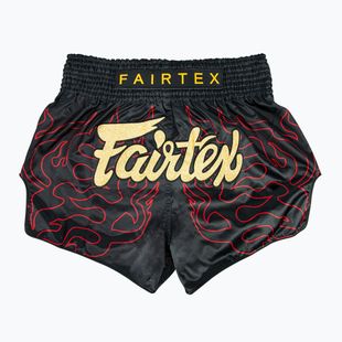 Fairtex Muay Thai treniruočių šortai BS1920 "Lava", juodi