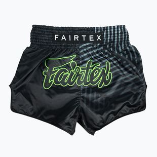Fairtex Muay Thai treniruočių šortai BS1924 "Racer", juodi