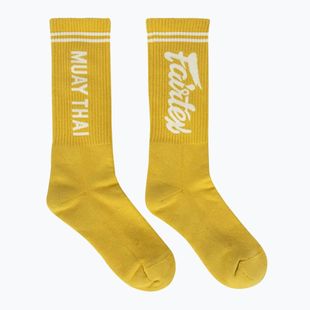 Kojinės Fairtex SOCK2 yellow