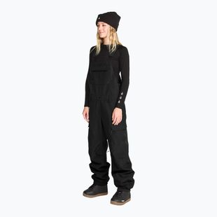 Moteriškos snieglenčių kelnės Volcom Crestron 3D Stretch Bib Overall black