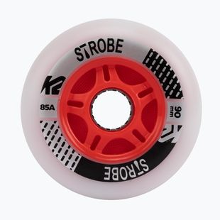 K2 Strobe 90mm/85A riedučių ratai 2 vnt. balti 30G3100/11/UNI