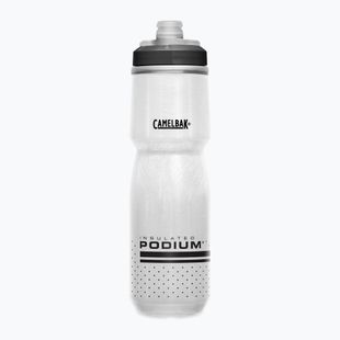 Dviračio bidonas CamelBak Podium Chill 710 ml white/black