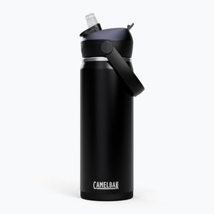 Turistinis butelis Camelbak Thrive Flip Straw Insulated SST 590 ml black