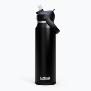 Turistinis butelis Camelbak Thrive Flip Straw Insulated SST 950 ml black