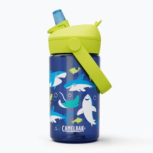 Turistinis butelis CamelBak Thrive Flip Straw Kids 400 ml sharks and rays