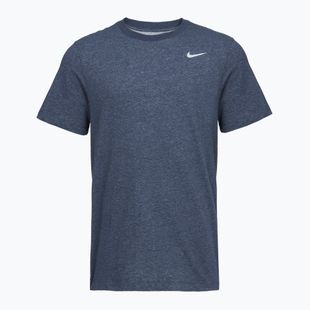Vyriški marškinėliai Nike Dri-Fit smokey obsidian heather/matte silver