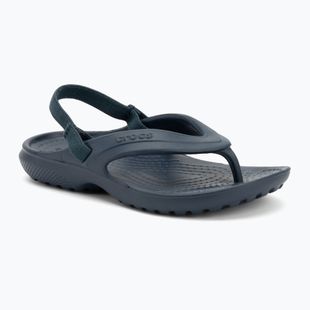 Vaikiškos šlepetės per pirštą Crocs Classic Flip navy