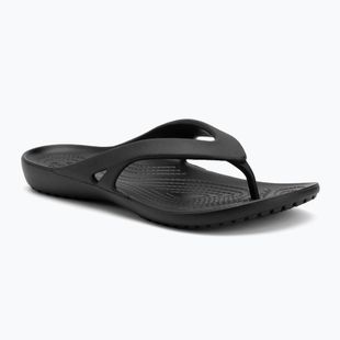 Moteriškos šlepetės per pirštą Crocs Kadee II Flip black