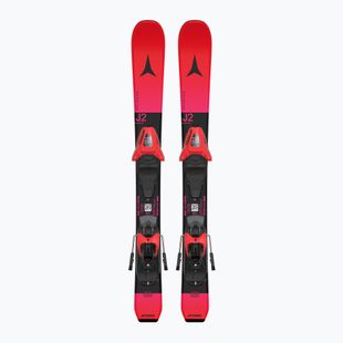 Vaikiškos kalnų slidės Atomic Redster J2 JTXS + apkaustai C5 GW red tension/black