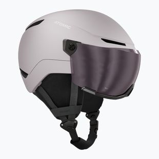 Vaikiškas slidinėjimo šalmas Atomic Revent Visor Jr concrete/silver flash
