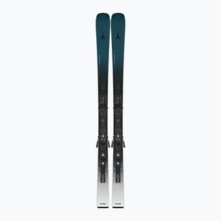 Kalnų slidės + apkaustai Atomic Redster Q6 + MI12 GW dark slate/bright silver