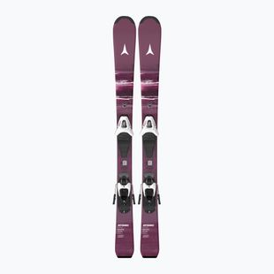 Vaikiškos kalnų slidės + apkaustai Atomic Maven Jr 100-120 + C5 GW red plum