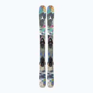 Vaikiškos kalnų slidės + apkaustai Atomic Bent Jr 110-130 + C5 GW multicolor