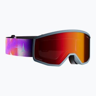 Vaikiški slidinėjimo akiniai Atomic Four Jr Flash graphic/purple/orange/red flash
