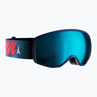 Vaikiški slidinėjimo akiniai Atomic Revent S Flash Jr graphic/ocean/blue flash