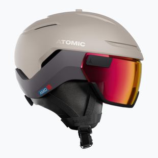 Snieglenčių šalmas Atomic Savor GT Amid Visor Photo sand/red photo