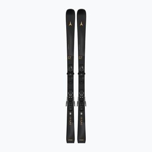 Moteriškos kalnų slidės + apkaustai Atomic Cloud C7 Black + M10 GW black