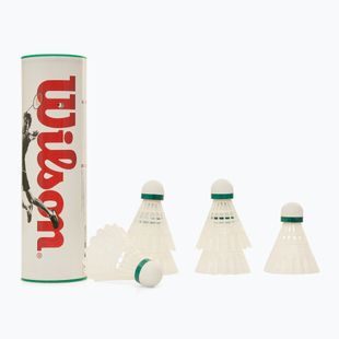 Badmintono plunksniukai Wilson Championship 6 vnt. white