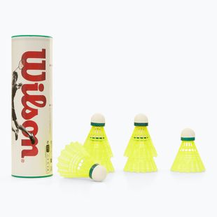 Badmintono plunksniukai Wilson Championship 6 vnt. yellow