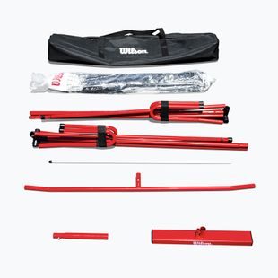 Pickleball tinklas Wilson Portable Pickleball Net System white/red