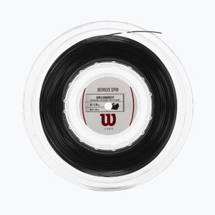 Wilson Revolve Spin 16 teniso stygos 200 m juodos spalvos WRZ907600
