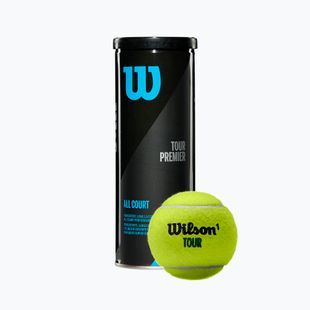 Wilson Tour Premier All Ct teniso kamuoliukai 3 vnt. geltoni WRT109400