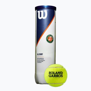 Teniso kamuoliukai Wilson Roland Garros All CT 4 vnt. yellow