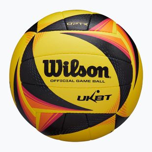 Paplūdimio tinklinio kamuolys Wilson OPTX AVP VB OFFICIAL GB yellow dydis 5
