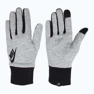 Vyriškos bėgimo pirštinės Nike Club Fleece 2.0 grey heather/black/black