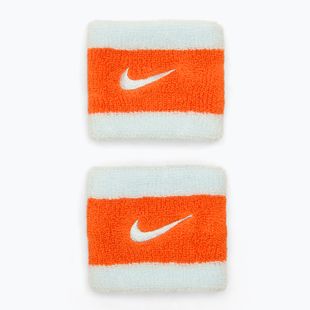 Galvos juosta Nike Swoosh Wristbands glacier blue/safety orange/glacier blue