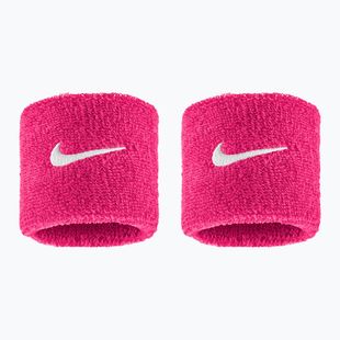 Riešo juostos Nike Swoosh Classic Wristbands 2 vnt. vivid pink/white
