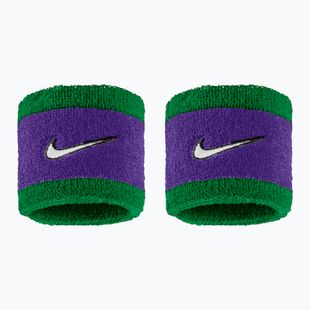 Riešo juostos Nike Swoosh Classic Wristbands 2 vnt. clover/fierce purple/white