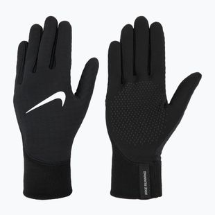 Vyriškos bėgimo pirštinės Nike Therma-Fit Pacer Sphere Midweight RG black/black/silver