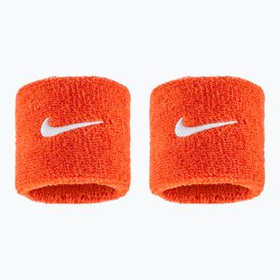 Riešų juostos Nike Swoosh Classic Wristbands 2 vnt. team orange/white