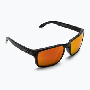 Oakley Holbrook matinės juodos/prizm rubino spalvos akiniai nuo saulės 0OO9102-E255