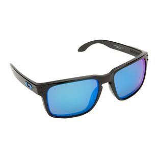 Oakley Holbrook poliruoti juodi/prizminiai safyro akiniai nuo saulės 0OO9102